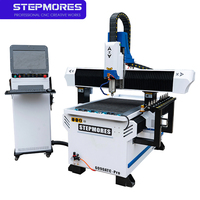Routeur CNC 3 axes haute précision 6090 pour le fraisage de l'aluminium, la sculpture sur bois, la découpe, avec changement automatique d'outils ATC