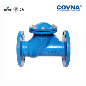 Válvula de Retención de Brida de Hierro Fundido Kovina, Tipo Columpio, Estructura de Una Sola Lengüeta, Para Agua de Baja Presión, Flujo Directo - Product Image 2