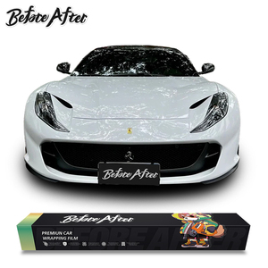 Super Crystal Piano blanco PET Car Wrap película de vinilo PVC coche vinilo pegatina Aire Libre Película autoadhesiva - Product Image 1