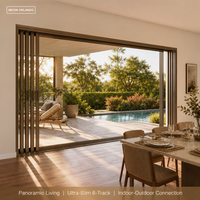 Fenêtre coulissante en alliage d'aluminium à rupture de pont thermique MEIXIN ORLANDO Hejing, étanche, coupe-vent, insonorisée, certifiée Energy Star, pour extérieur et sous-sol