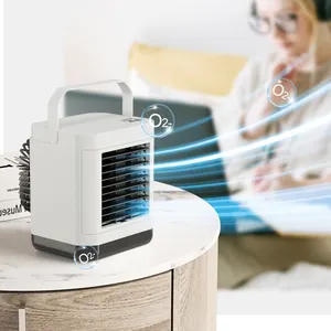 WYWD Mini Portable Air Cooling Fan Air Cooler Fan Office Home Desktop use USB Air Conditioner Humidifier Purifier Fan with water