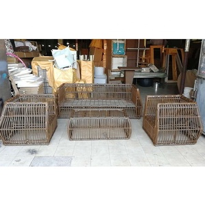 Muebles de Jardín Modernos de Mimbre de Ratán, Conjunto de Sofás Impermeables para Jardín y Piscina - Product Image 3
