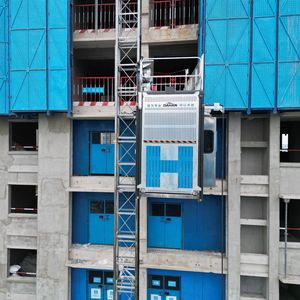 Elevador de Obra Inteligente de Doble Caja DAHAN Sc200/200 de Alta Calidad, 0-40 m/min, 2000 kg, para Mercancías, en Venta - Product Image 3