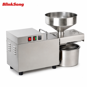 Presse à <span class=keywords><strong>huile</strong></span> commerciale BlinkSong S9, acier inoxydable 304 de qualité alimentaire, double contrôle de température, 10 kg/h, haute efficacité, pour arachides et graines de sésame - Product Image 5