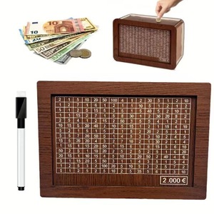 Hucha <span class=keywords><strong>Universal</strong></span> <span class=keywords><strong>de</strong></span> Madera para Euros y Dólares con Contador Numérico que Registra el Total <span class=keywords><strong>de</strong></span> Ahorros, Ideal para Decoración del Hogar - Product Image 3