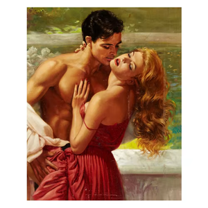 Peinture au diamant 5D DIY, kits d'art diamanté pour débutants, décoration intérieure, peinture par numéros, décoration de chambre à coucher pour couples - Product Image 1
