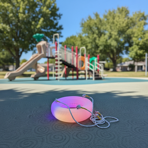 <span class=keywords><strong>Columpio</strong></span> Moderno para Niños con Control Remoto, Luces LED, Neumáticos Luminosos, Impermeable IP65, de PE, con Cambio de Color, para Exteriores, <span class=keywords><strong>Parque</strong></span> - Product Image 6