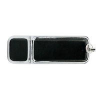 Flash Drive USB kapasitas nyata, pena Drive memori Flash USB kulit 4GB 8GB 16GB 32GB dengan kunci gratis 64GB