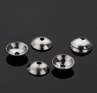 Perles d'espacement en acier inoxydable de haute qualité bouchon de perles d'extrémité pour collier et bracelet résultats de bijoux et composants