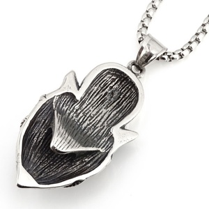 Joyería Vikinga, Colgante con Amuleto Nórdico, Joyería Celta, Collar con Colgante de Lobo y Calavera - Product Image 5