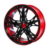 Jantes en alliage forgé concaves monobloc personnalisées 18-24 pouces 5x130 6x120 108 compatibles avec Civic Mustang, jantes de voiture en aluminium