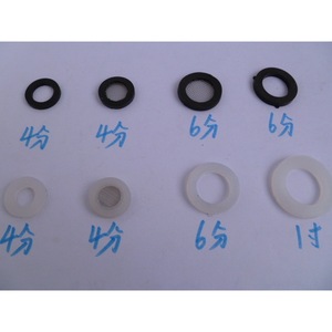 Sellos de Silicona Blancos de 4/6/1 Pulgadas, Juntas Planas de Malla Floral, Anillos de Sellado de Goma, Duraderos y Elegantes - Product Image 3