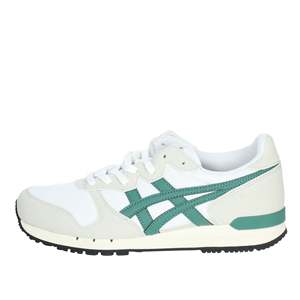 Zapatillas Retro Tiger para Hombre con Cordones, Blancas y Verdes 1183A507, Acolchadas, con Suela Gruesa y Parte Superior Sintética - Product Image 1