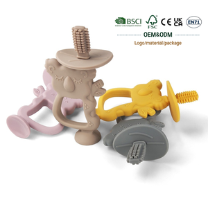 JET NEW Giocattoli Montessori, Giocattolo da Dentizione a Forma di Koala in Silicone Alimentare, Spazzolino in Silicone per Neonati, Giocattoli Educativi per la Dentizione - Product Image 1