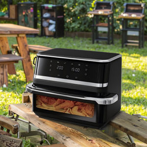 Freidora de Aire Eléctrica Multifuncional de Nuevo Diseño, <span class=keywords><strong>Horno</strong></span> de Vapor de 12L de Capacidad, Plástico y Acero Inoxidable, para Uso Doméstico y Exterior - Product Image 4