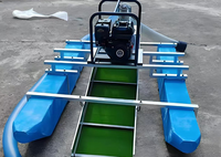 Équipement portable de dragage d'or flottant pour rivière, drague à or fluvial