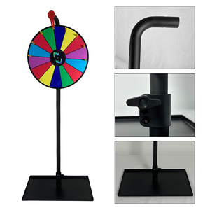 Fortune Spinning Prize Win Manufacturer Juego de actividad de ventas <span class=keywords><strong>Rueda</strong></span> de premio de color redonda <span class=keywords><strong>Rueda</strong></span> de rifa - Product Image 4