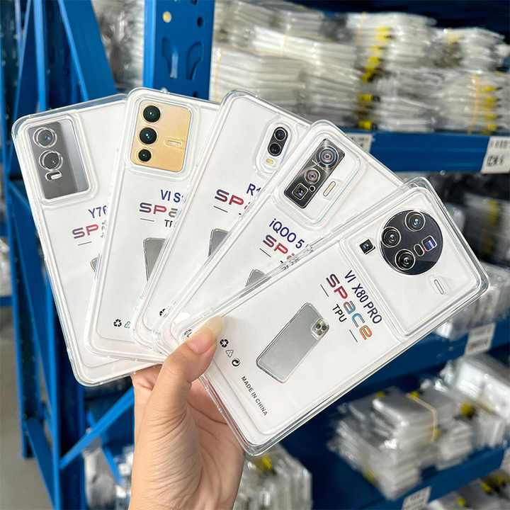Low Price UV TPU Blank Transparent Space case for VIVO X80 X80 PRO X70 X70 PRO X60 X60 PRO X50 X50PRO Phone protection Cover