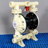 Pompe à eau pneumatique à diaphragme en fluoroplastique PVDF de 1-1/2 pouce, transporte des liquides corrosifs, de l'acide chlorhydrique et de l'hydroxyde de sodium