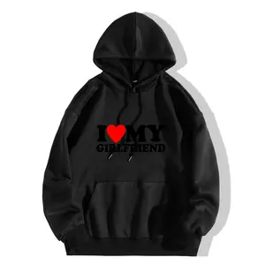 Wholesale custom Europe and the United States large size off the cuff men and women lovers printed hoodie