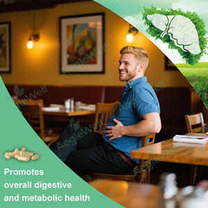 Aeglewell อาหารเสริมสมุนไพรธรรมชาติ100%, แคปซูลสารสกัดจากนมหนามดีท็อกซ์ทำความสะอาดสุขภาพตับ - Product Image 6