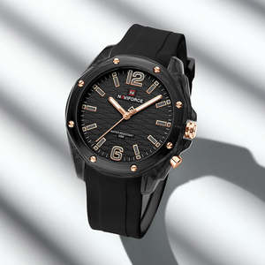 นาฬิกาข้อมือผู้หญิง NAVIFORCE NF6103 สายซิลิโคนเรียบง่าย นาฬิกาควอตซ์ ดีไซน์หรูหรา ทันสมัย กันน้ำ รุ่นปี 2026 - Product Image 3