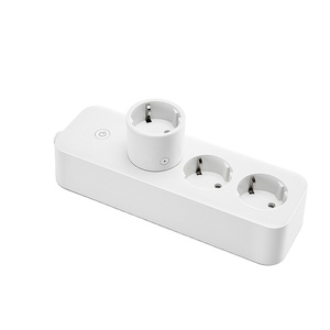 Multiprise intelligente Wi-Fi 3AC EU 16A avec minuterie, contrôle vocal par application, <span class=keywords><strong>prise</strong></span> <span class=keywords><strong>d</strong></span>'extension électrique allemande, compatible Alexa et Google Home - Product Image 3