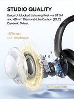 Casque antibruit 1more Sonoflow-Pro - Hq51 sur l'oreille avec LDAC pour Bluetooth sans fil haute résolution 5.4 Quietmix ANC