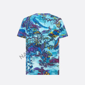 Camisetas de punto con estampado personalizado de estilo informal para hombre Premium 100% algodón Impresión digital personalizada Suministro mundial OEM - Product Image 2