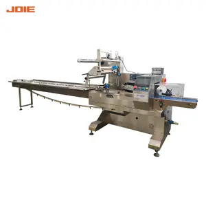 Factory Price High Speed Automatic Food Flow Wrapper Chocolate Bar Packing Machine Chicken Packaging Machine