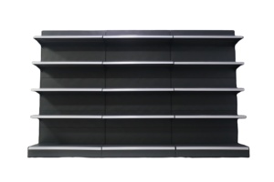 Rak <span class=keywords><strong>Display</strong></span> logam hitam rak Gondola ritel logo warna kustom rak Mingxin pabrik kualitas tinggi - Product Image 3