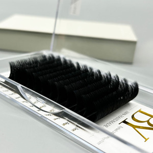 BY Easy Fanning Ingrosso Extension Ciglia Personalizzate J B C CC D DD L+ LC LD M Curl Lunghezza 5-25mm 0.03 05 07 Vassoi di Ciglia - Product Image 2