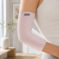 Manchon de bras 2027 rose pour thérapie hydrogel chaud/froid, avec logo OEM, compresse de glace pour coude, manchon de coude sportif 8mm