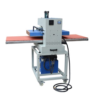 محطة ضغط هيدروليكية مزدوجة من Guangdong آلية لطباعة القمصان آلة ضغط الحرارة لوحة الاستخدام - Product Image 5