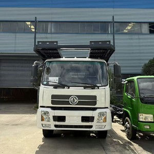 รถบรรทุกขนส่งรถยนต์ใหม่ Dongfeng 4x2 พวงมาลัยซ้าย ระยะฐานล้อ 7 เมตร แบบพื้นต่ำ ใช้สำหรับขนส่งรถยนต์ 5 ถึง 6 คัน - Product Image 3