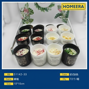 Candele Decorative profumate personalizzate all'ingrosso D7xH8cm 72 pz Per scatola Per san valentino - Product Image 1