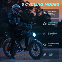 Vélo électrique EMOKO 20 pouces 48V 7 vitesses longue portée, moteur simple ou double, écran LED, pneus larges, vélo électrique C93