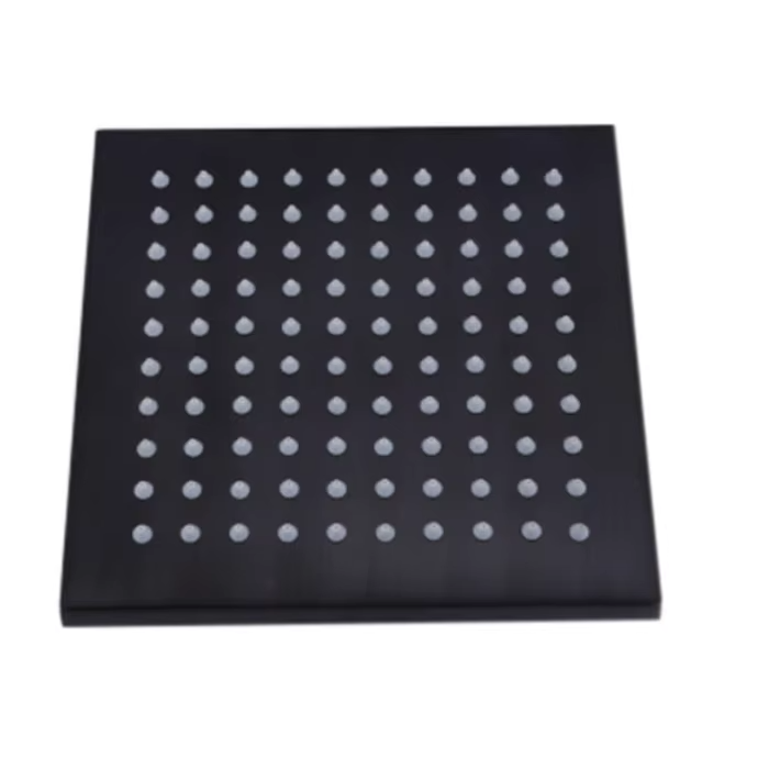 Bathroom Fitting Square Black 8 Shower