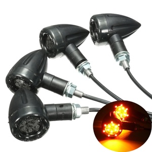 Xe máy xe đạp LED hổ phách + đỏ lần lượt tín hiệu blinker chỉ số ánh sáng bóng đèn xe máy lần lượt tín hiệu - Product Image 1