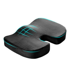 Coussin de siège en mousse à mémoire de forme orthopédique amovible de haute qualité pour voiture et bureau - Product Image 1