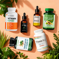 Capsules de soutien immunitaire pour adultes Lifeworth Vitamine D3 K2 MK7 OEM Non destiné aux nouveau-nés