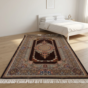 Modern Handmade Silk Area <b>Rug</b> Custom Pattern Premium Hand Knotted Craftsmanship Washable <b>Non</b> <b>Slip</b> Elegant Home Hotel Decor - Product Image 1