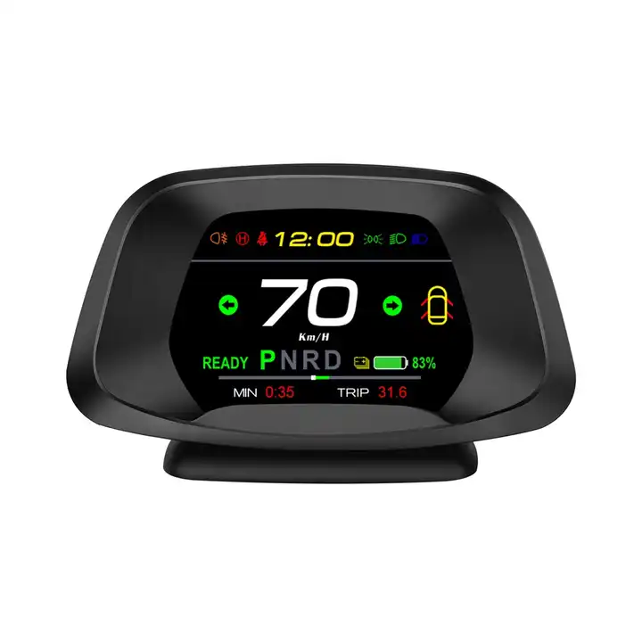 Auto Hud Display With Car Alarm Safety Instructions Door Reminder