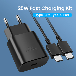 Chargeur Super Rapide PD 25W USB C Adaptateur Secteur pour Samsung Galaxy Note <span class=keywords><strong>20</strong></span> S23 S24 S25 W26 A80 Type C Chargeur Mural de Voyage US EU - Product Image 6