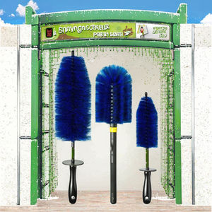 Sikat Roda & Ban Mobil QEEPEI Biru dari Nilon dengan Bulu Lembut Panjang untuk Detailing Mobil dan Pembersihan Velg - Product Image 2