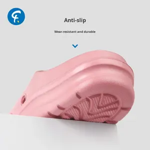 Zapatos Quirúrgicos ANNO, Zuecos para Cuarto Limpio, Pantuflas de Laboratorio, Punta Cerrada, Plataforma Antideslizante, Entresuela de EVA, Logotipo Personalizable, para Mujer - Product Image 3