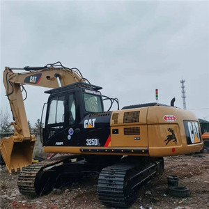 Motor potente original de Japón, maquinaria de excavación de 25 toneladas, excavadora sobre orugas Caterpillar 325D usada, venta en Shanghai - Product Image 5