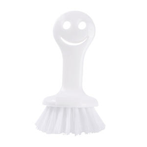 Cepillo de limpieza de fregadero de cocina de plástico creativo al por mayor de fábrica con cerdas de nailon, estropajo para ollas y estufas, origen Xiamen - Product Image 4