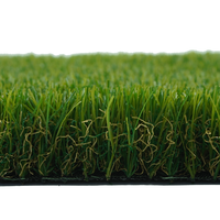 Rumput Buatan 42mm Hemat Biaya, Bilah Dua Warna Seragam untuk Penggunaan di Halaman Belakang, Ramah Lingkungan, Tahan Lama, Tahan Api, Ringan, Cepat Menyerap Air