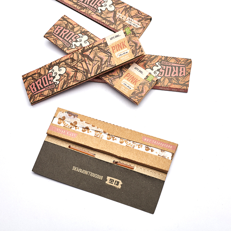 King size customized organic hemp rolling paper smoking accessories